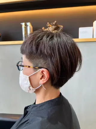 ショート カラー シンヤヘアーズ 泉大津本店のヘアスタイル