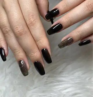 ロング Salon attrait 谷のネイルデザイン