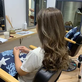 ロング カラー 原山 直人のヘアスタイル