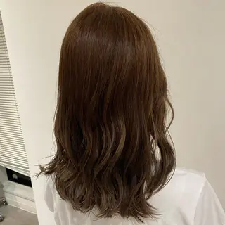 ミディアム 髪質改善/shuki 韓国/代表取締役のヘアスタイル