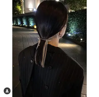 セミロング カラー ヘアアレンジ 【姫カット】 ナカムラコウキのヘアスタイル