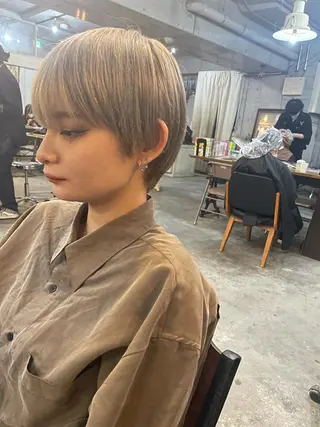 ショート カラー 口コミ高評価/パーマ Tetsu【テツ】のヘアスタイル