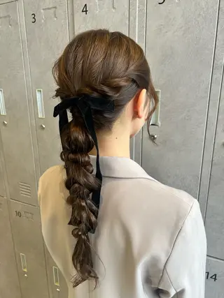 ヘアアレンジ 小池 夏美のヘアスタイル