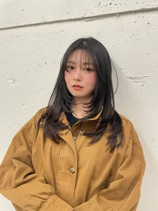 セミロング suzu 🤍 【 grace 】のヘアスタイル