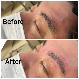 メンズ アイブロウ 《美肌&眉毛・美爪育成》深爪&長さ出し・フィルイン対応 RimisNailxbeauty 名駅所属・RimisNail /Jasmine ♡の眉毛・アイブロウイメージ