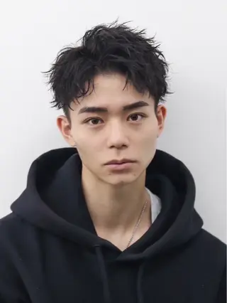 ショート メンズ 青木 真裟斗のヘアスタイル