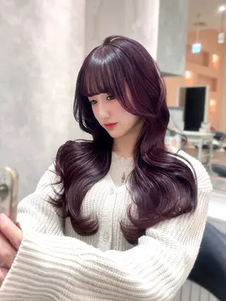 カラー トレンド韓国モテヘア Natsuki🌛のヘアスタイル