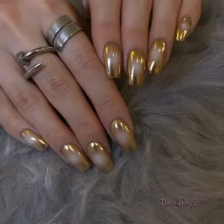 ネイル Dark honey スカルプ専門原宿店のネイルデザイン