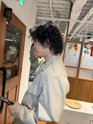 パーマ メンズ 【代表】 辻龍樹のヘアスタイル