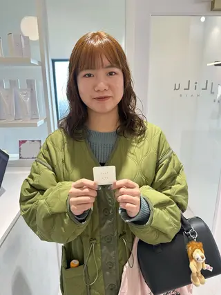 ミディアム カラー パーマ お洒落パーマ/ 艶カラー/michiのヘアスタイル