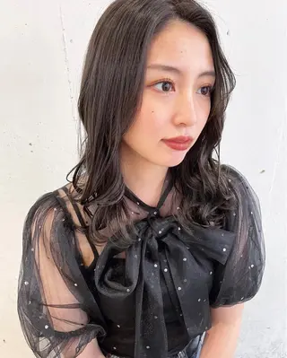 セミロング flammeum 藤枝店所属・RINO 🌙トレンドスタイルのヘアスタイル