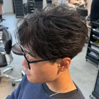 パーマ メンズ 垢抜けへの近道✂️ メンズ縮毛矯正/齊藤のヘアスタイル