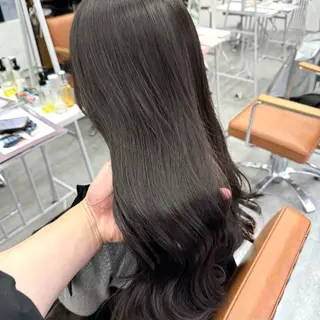 ロング カラー ヘアアレンジ ブリーチなしカラー /新百合ヶ丘/安形翔のヘアスタイル