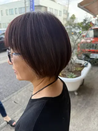 ショート 後藤 実咲のヘアスタイル