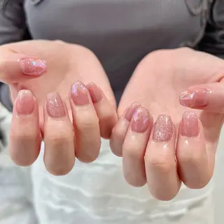 ネイル 🎀チーク/ちゅるん 🫧chisa🎀のネイルデザイン