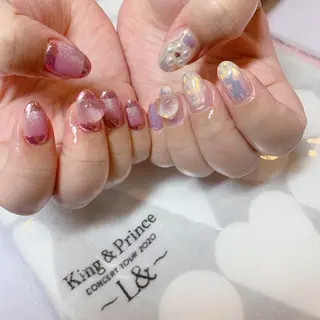 ネイル La neige* yuki 🥯🍑のネイルデザイン