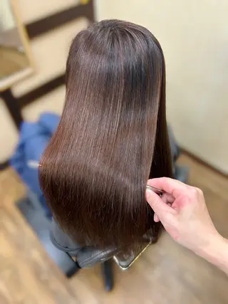 ロング みやたゆうき 髪質改善講師のヘアスタイル