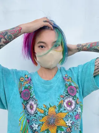 ショート カラー 🌈🌸あおき みちる🌟💗のヘアスタイル