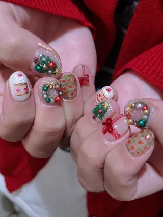 ネイル 3dパーツ/流行り 👧shushu❤️のネイルデザイン