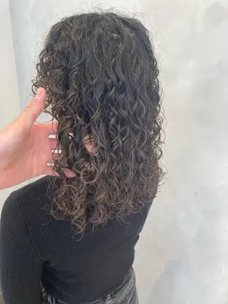 ロング パーマ ✳️ウルフ/メンズ/ スパイラルパーマ✳️のヘアスタイル