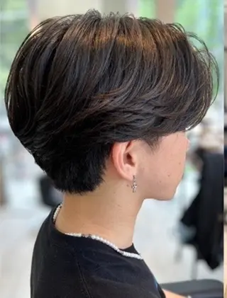 パーマ メンズ メンズ特化/ 透明感カラー/りなのヘアスタイル