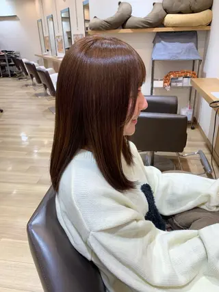 カラー 🫧透明感 カラー/ うる艶髪/🎀みずきのヘアスタイル