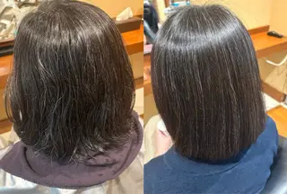 パーマ ⟡.·mamiya 縮毛矯正/ヘアセットのヘアスタイル