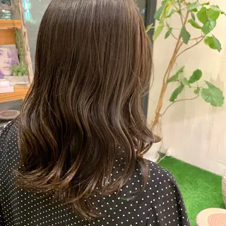 ミディアム カラー ハイトーンカラー/ ケアブリーチ🎀あやのヘアスタイル