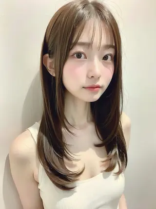 ロング 浦野 龍太のヘアスタイル