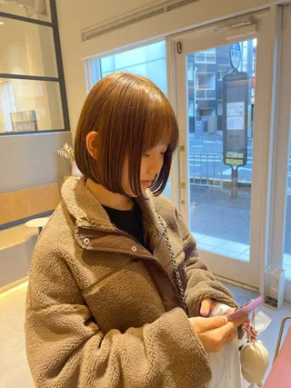 ショート カラー Le rond所属・はる とのヘアスタイル