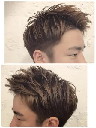 ショート メンズ 嶋佐 昌大 シマサマオのヘアスタイル