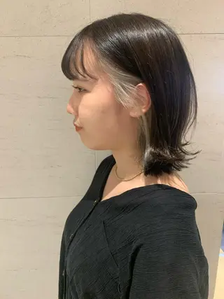ミディアム カラー 縮毛矯正✖️似合わせ 🌻ヒトミのヘアスタイル