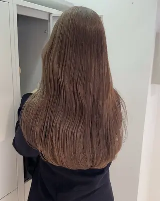 ロング カラー REINA☁️透明感 カラー/ぷつっと♡のヘアスタイル