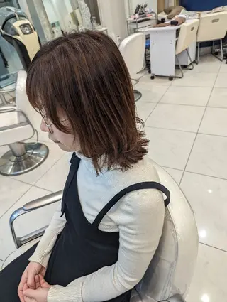 ミディアム 髪質改善 カミムラのヘアスタイル