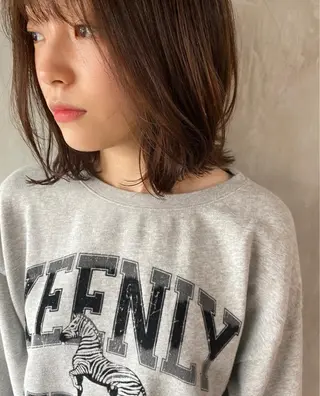 ショート カラー ヘアアレンジ stylist/蛯谷 珠里のヘアスタイル