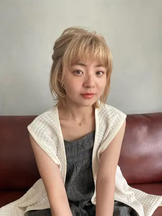 【完全個室】髪質改善 暖色カラー/山崎唯奈のヘアスタイル