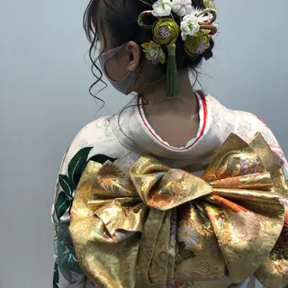 ミディアム ヘアアレンジ これた🧸ヘアメ職人 ♡髪質改善♡カラーのヘアスタイル