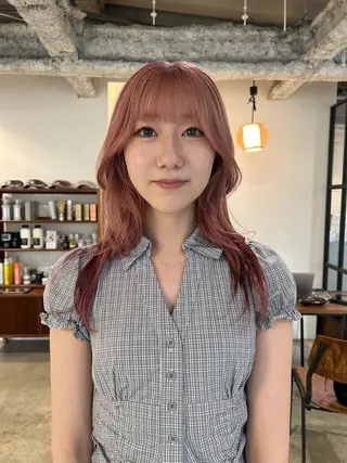 ロング カラー ヘアアレンジ 🎀suzuna 透明感colorのヘアスタイル