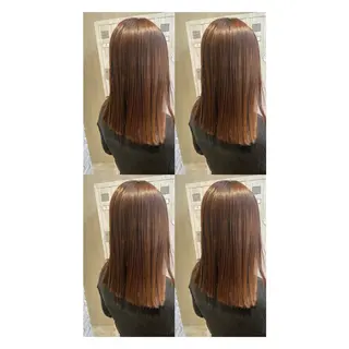 ミディアム カラー 店長✨レイヤー✖️ 髪質改善✖️韓国ヘアのヘアスタイル