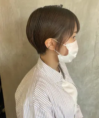 ショート カラー ヘアアレンジ stylist/蛯谷 珠里のヘアスタイル