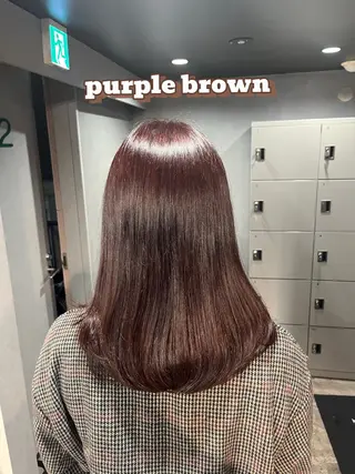 ミディアム カラー シノダ タイシュウのヘアスタイル