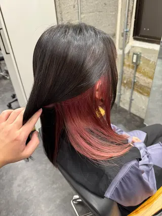 セミロング カラー Agu hair Aim 八王子店所属・✂︎　田倉 駿人　✂︎のヘアスタイル