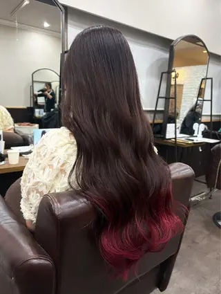 ロング カラー 🦄🩵YUNA 🩵🦄のヘアスタイル