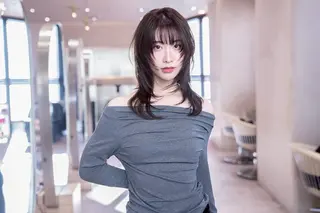 ロング カラー ヘアアレンジ 新宿/透明感カラー ×艶髪TR/SAYAのヘアスタイル