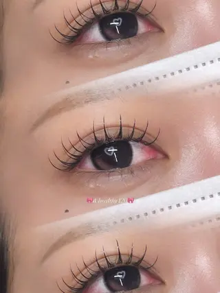 マツエク・マツパ 𝑎𝑧𝑢𝑠𝑎 束感まつ毛🎀のマツエク・マツパデザイン