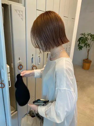 ショート カラー 、 、のヘアスタイル