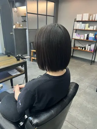 ミディアム 森近 巴のヘアスタイル