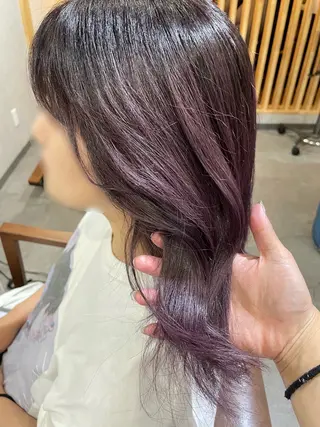 ミディアム カラー Bish Yanaのヘアスタイル