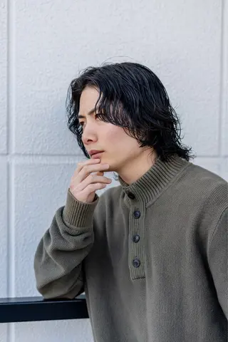 ミディアム パーマ メンズ SYUYA/パーマ/ マッシュスタイル特化のヘアスタイル