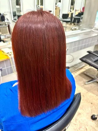 ミディアム カラー るか/ハイトーン🩵 /ダブルカラー🌟のヘアスタイル